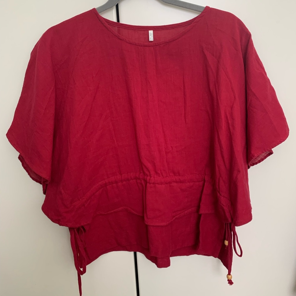New Women’s Peplum top- pink